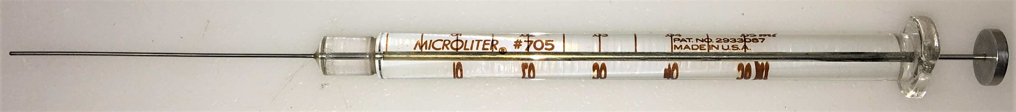 New Open Box Hamilton 80500 Microliter #701-N Injection Syringe -50μL