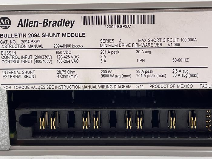 Used Allen-Bradley 2094-BSP2 Ser A