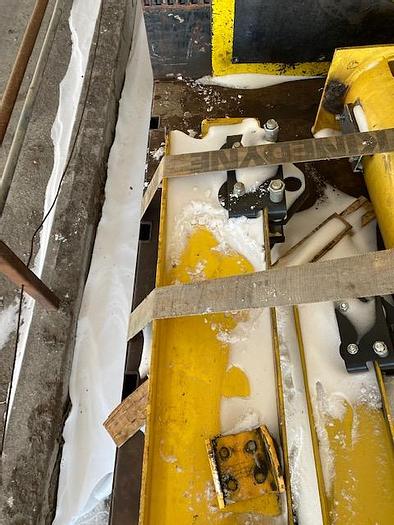 Used 1/2-Ton x 10'-6" Free Standing Jib Crane w/ 1/2-Ton Coffing Hoist