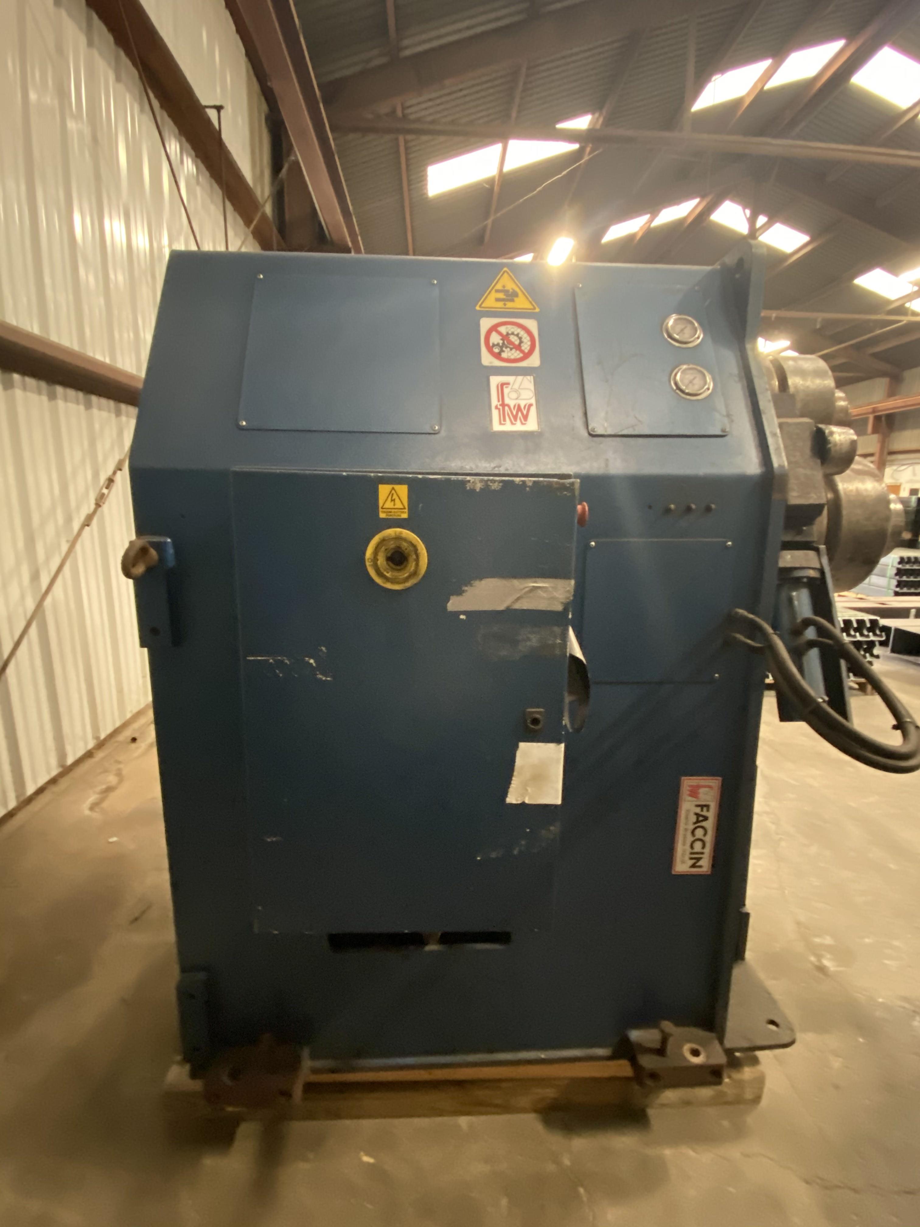 Used 2012 Faccin Hydraulic Angle Bending Roll Model: 130