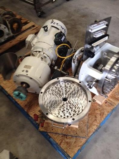 Used 14" OAKES CONTINUOUS MIXER - SANITARY S/S - 15 HP