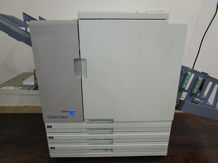 Used Riso ComColor 9050R Full Color Inkjet Printer with Auto Stacking Tray