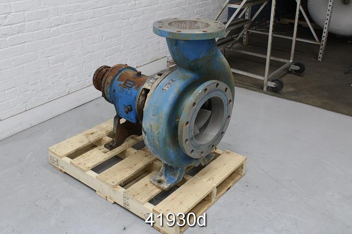 Used Goulds 3196 8x10x13 Pump, SS Casing, 5-Vane SS Impeller #41930
