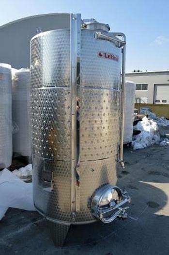 Letina 500 gal red fermenters