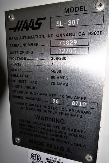 Used Haas SL-30T
