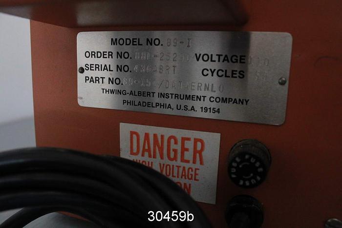 Used Thwing Albert 89-1 Electronic Thickness Tester #30459