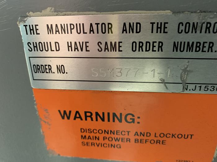 Used MOTOMAN ES165N 6 AXIS CNC ROBOT 165KG X 2651MM