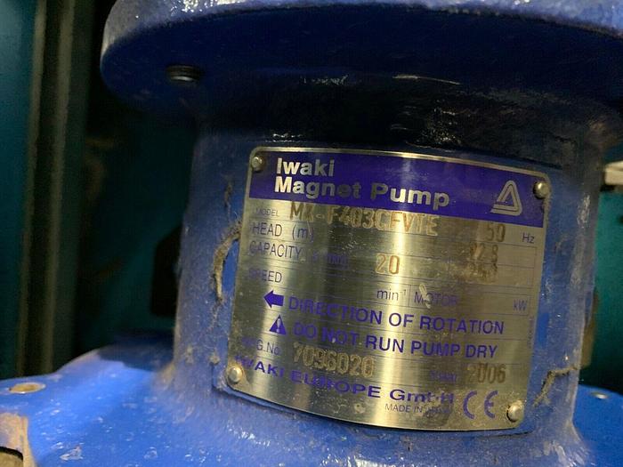 Used IWAKI MX-F403CFVTE , Pump