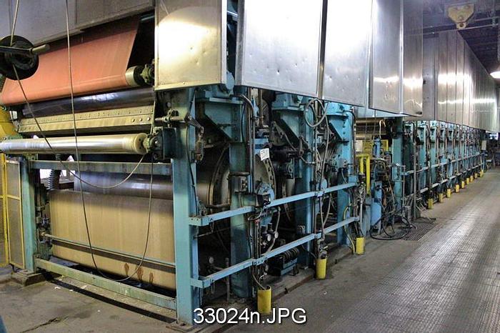 Used Beloit Fourdrinier 95" Wire Width Paper Machine #33024