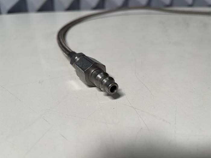 Used 30" Stainless Steel Flexible Braided Hose w/ Quick Connections