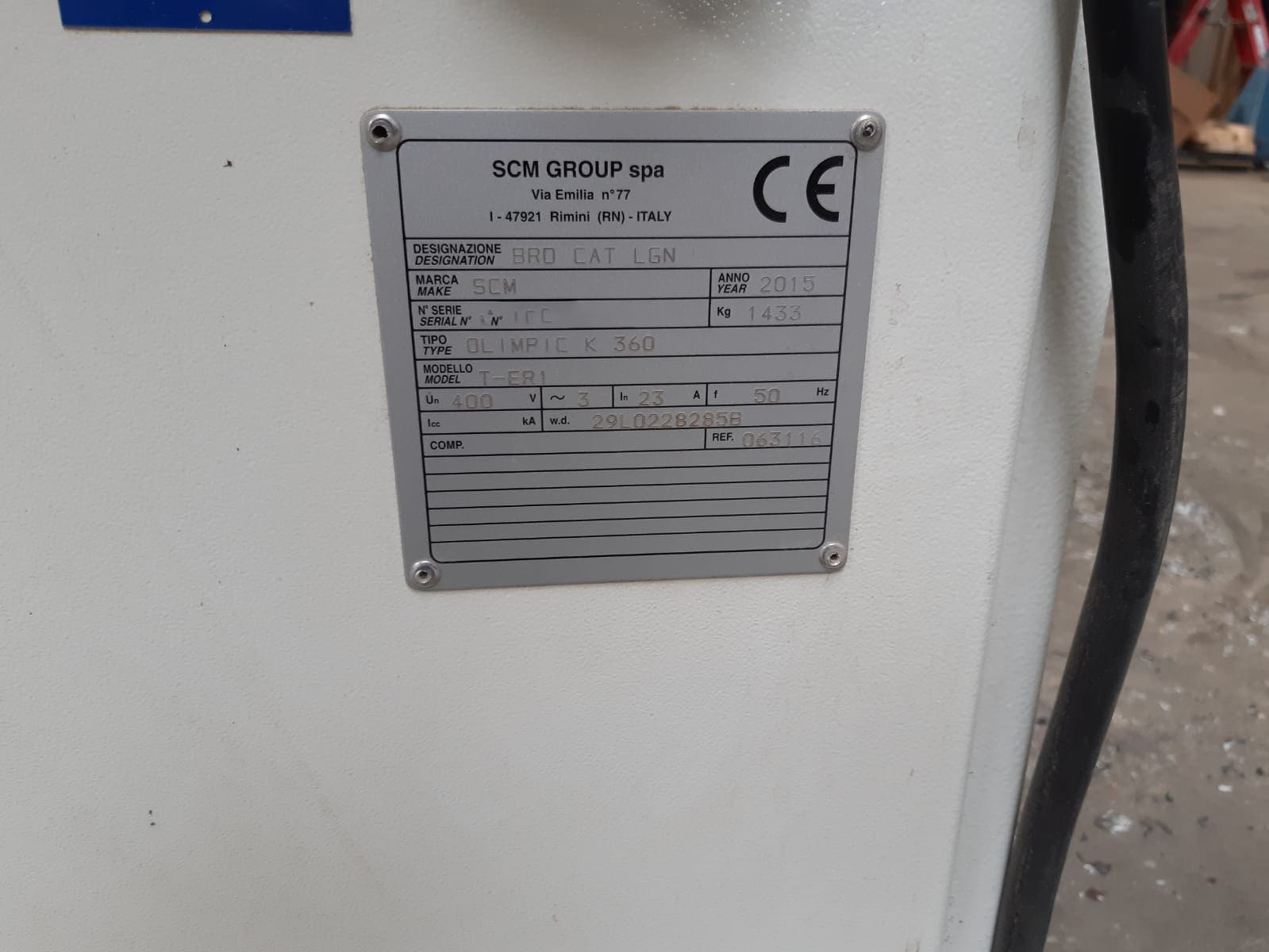 Used SCM OLIMPIC K360 -  2015