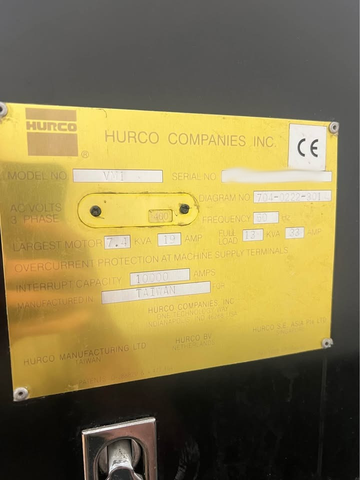 Used Hurco VM1 I Vertical Machining Center I 2004