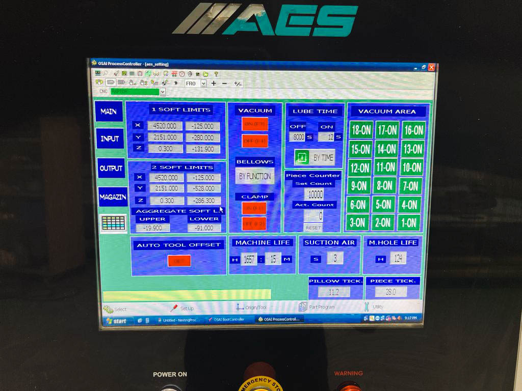 Gebruikt AES Extreme 2142 - Nesting Machine - 2015