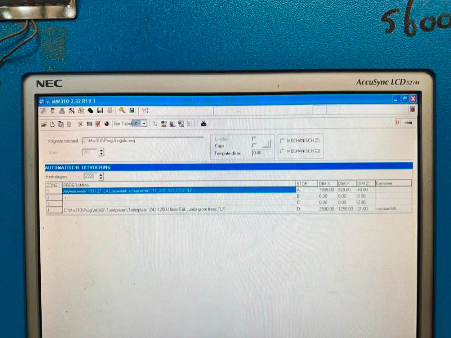 Used Masterwood Project 400L - CNC Machining Center - 2008