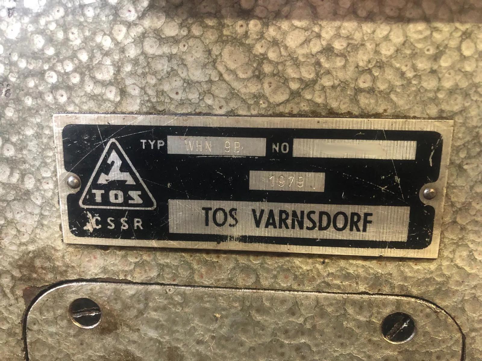 Used TOS WHN 9B I Horizontal Boring Machine I 1979