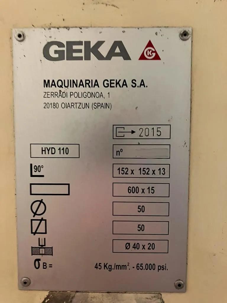 Gebruikt GEKA Hydracrop 110 SD I Knipmachine voor ijzerbewerking