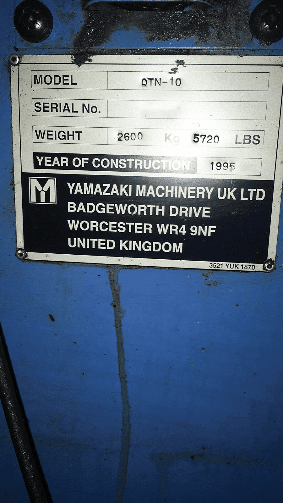 Used Mazak Quick Turn 10 - CNC Lathe - 1995