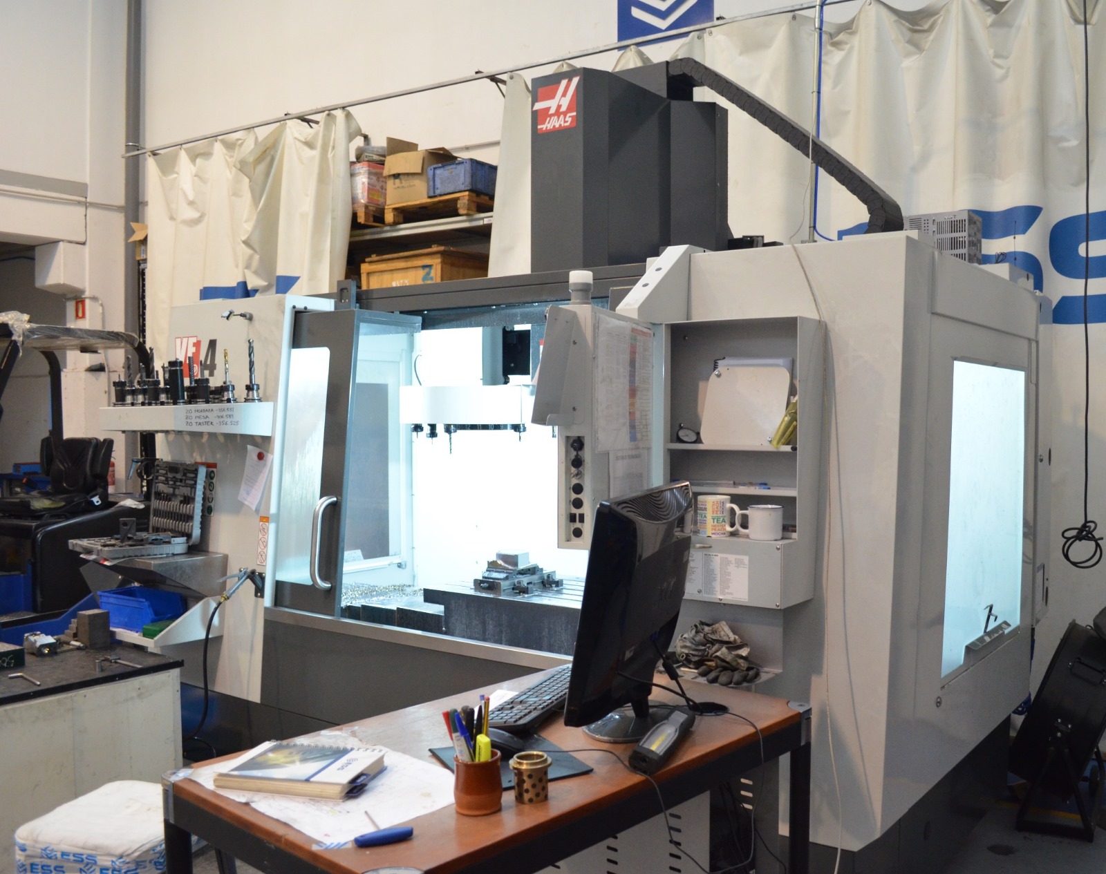 Used Haas VF-4 I Vertical Machining Center I 2021