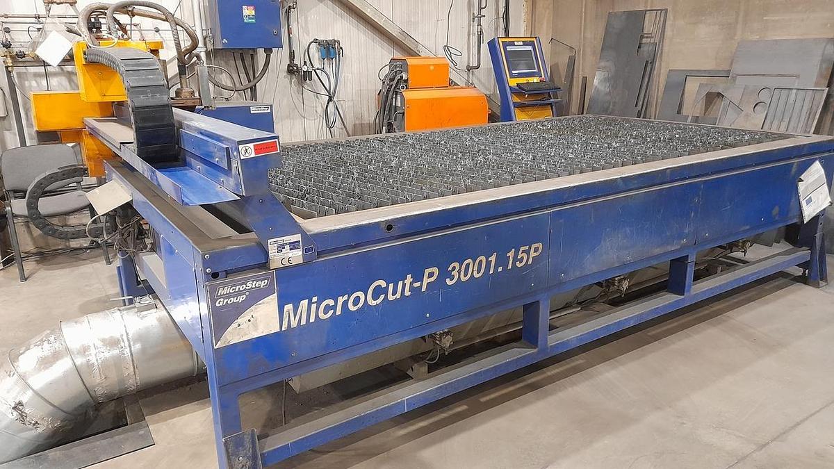 Used MicroStep MicroCut 3001.15P I Plasma Cutting I 2007