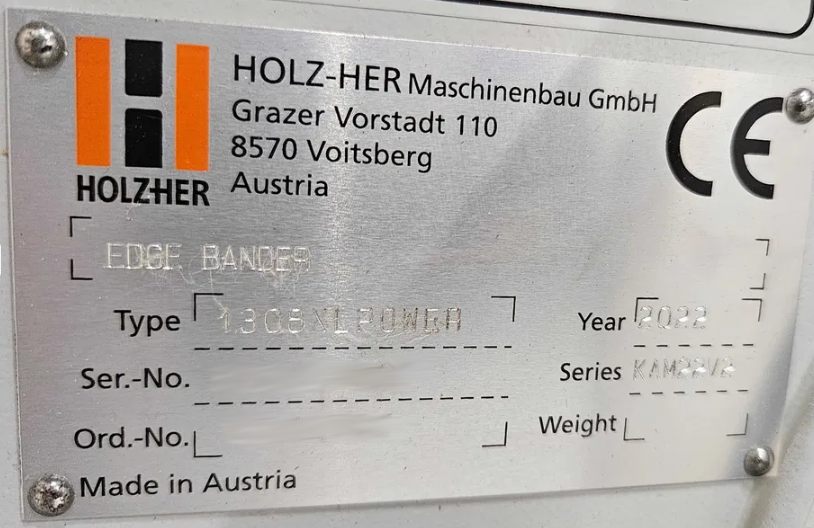 Used Holzher Auriga 1308 XL I Edgebanding I 2022