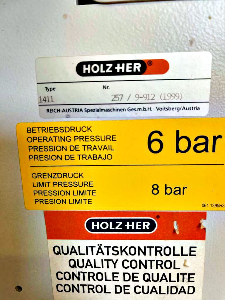 Used Holzher sprint 1411 - Edgebanding - 1999