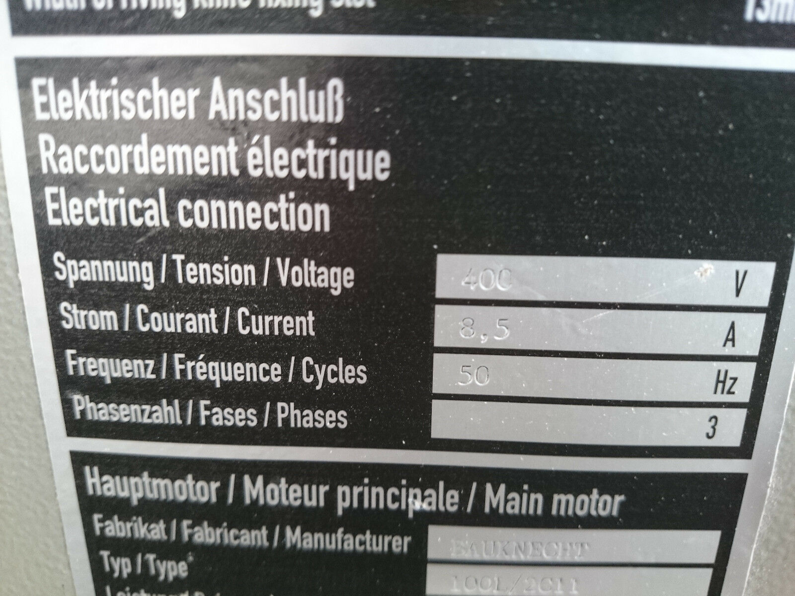 Usado Altendorf C45 - Sierra Deslizante - 1998