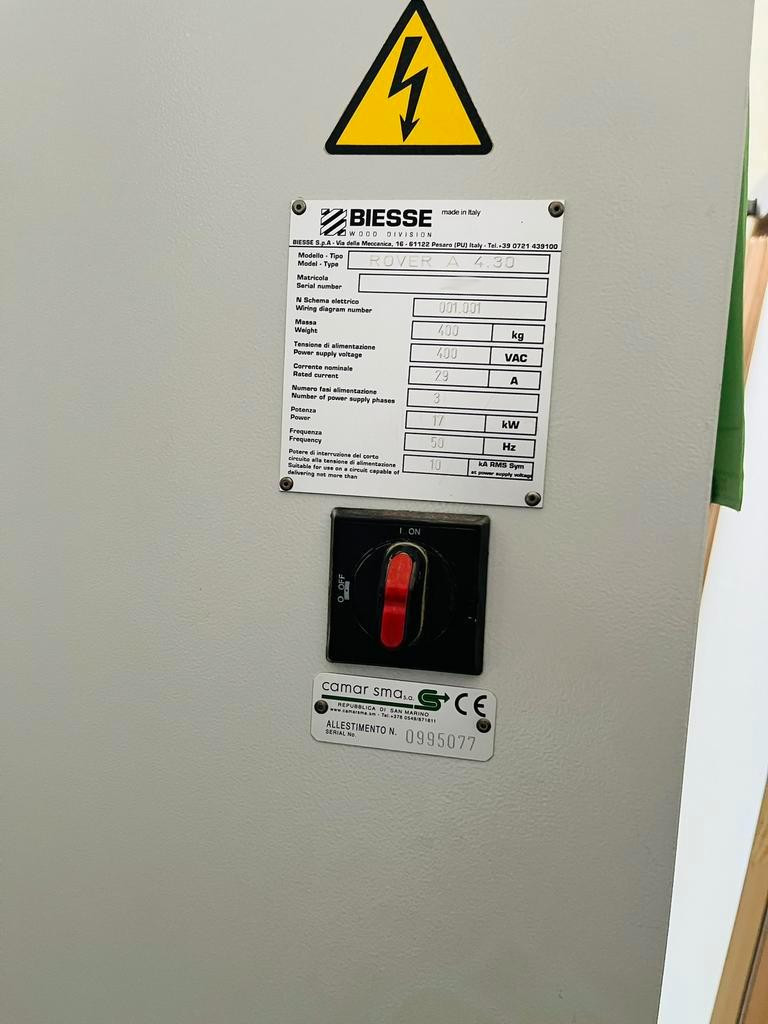 Used Biesse Rover A 4.30 I CNC Machining Center