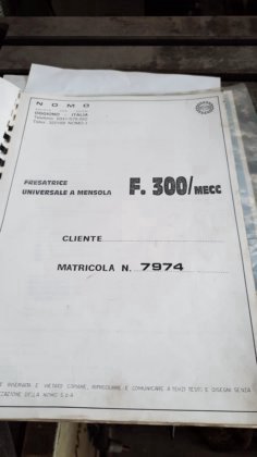 Used Nomo Arno F300 - Milling Machine