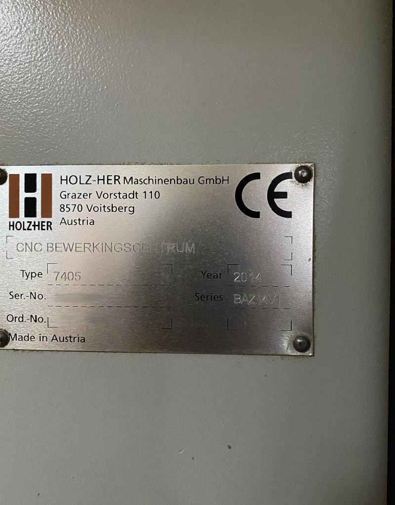 Used Holzher Evolution 7405 I CNC Machining Center I 2014