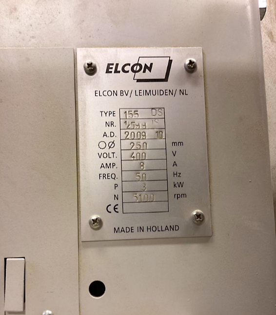 Usado Elcon 155 DS - Sierra de Panel Vertical - 2009