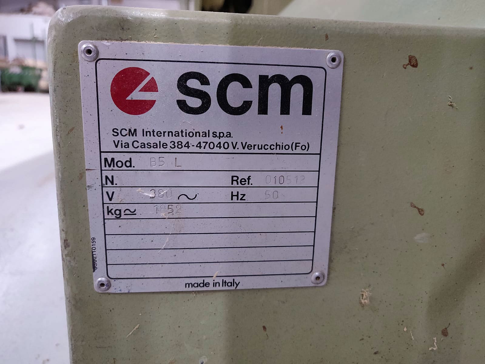 Used SCM  B5 L - Edgebanding