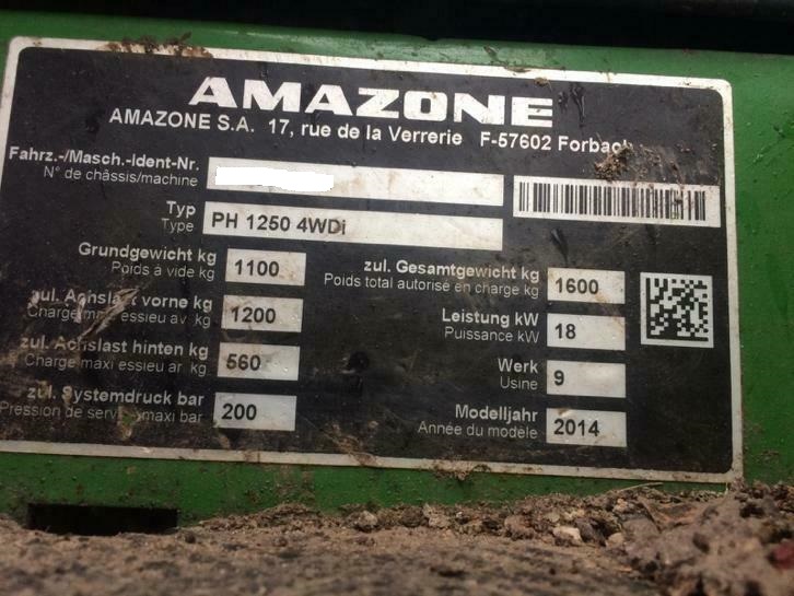 Gebruikt AMAZONE PROFIHOPPER 1250 4WDi