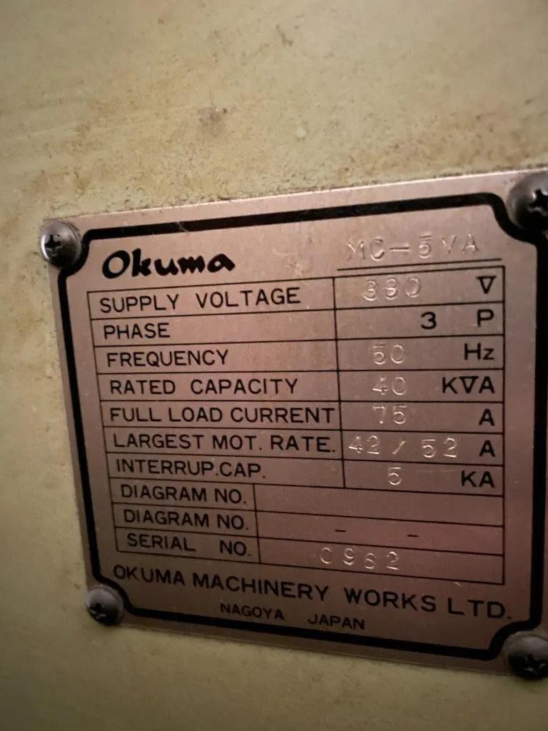 Gebruikt Okuma MC-5VA I Vertical Machining Center
