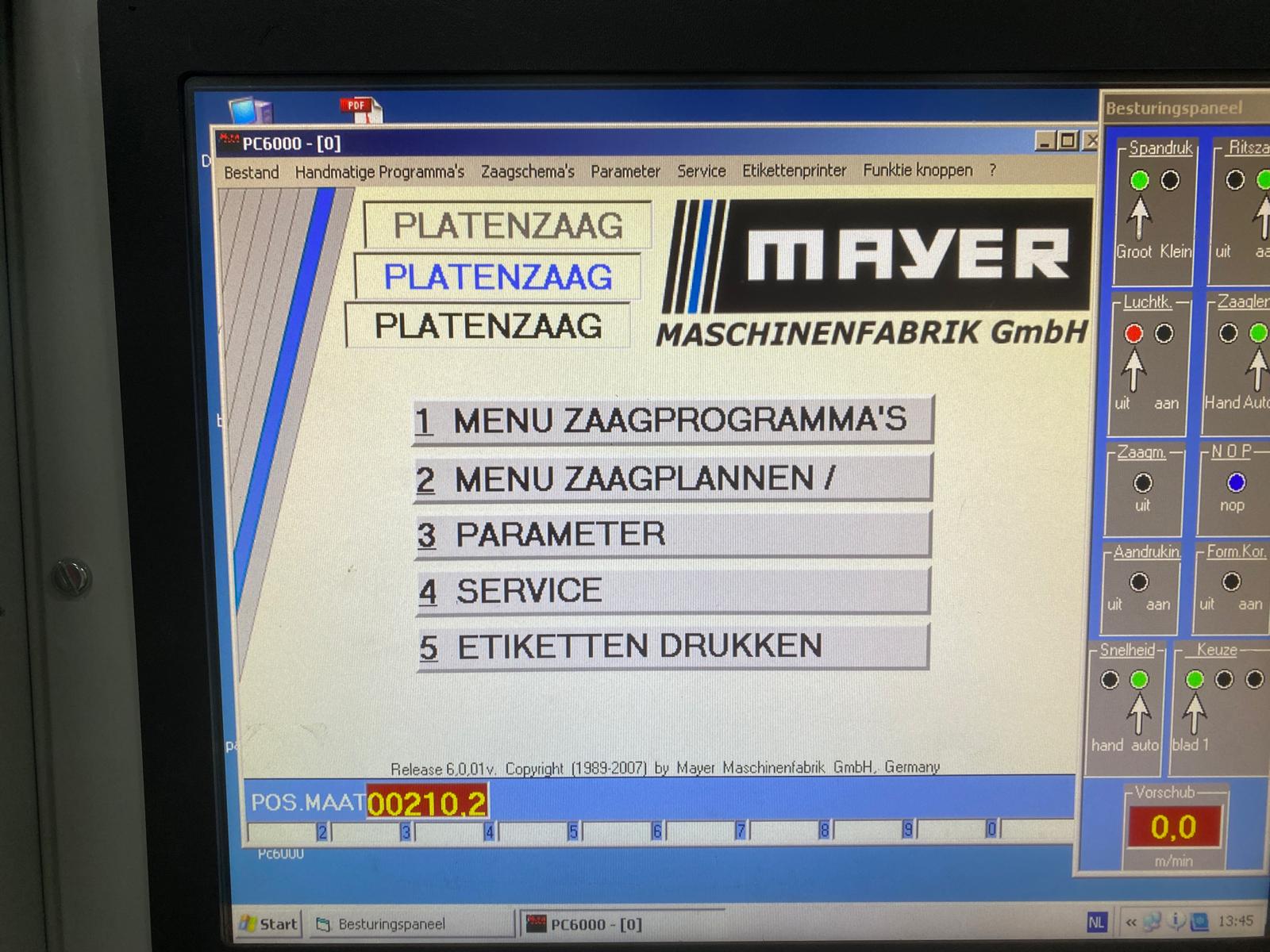 Used Mayer PS 9 Z I Beam Saw I 2007