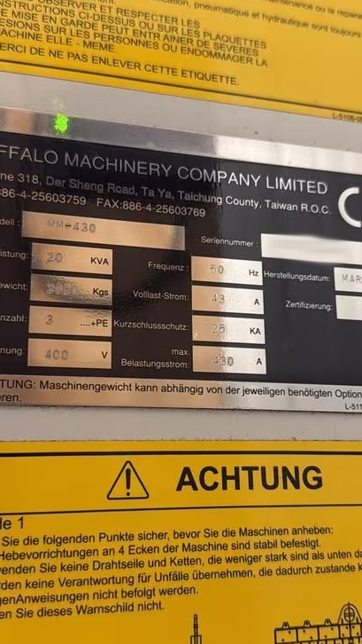 Used Micromill Challenger MM-430 I Vertical Machining Center I 2012