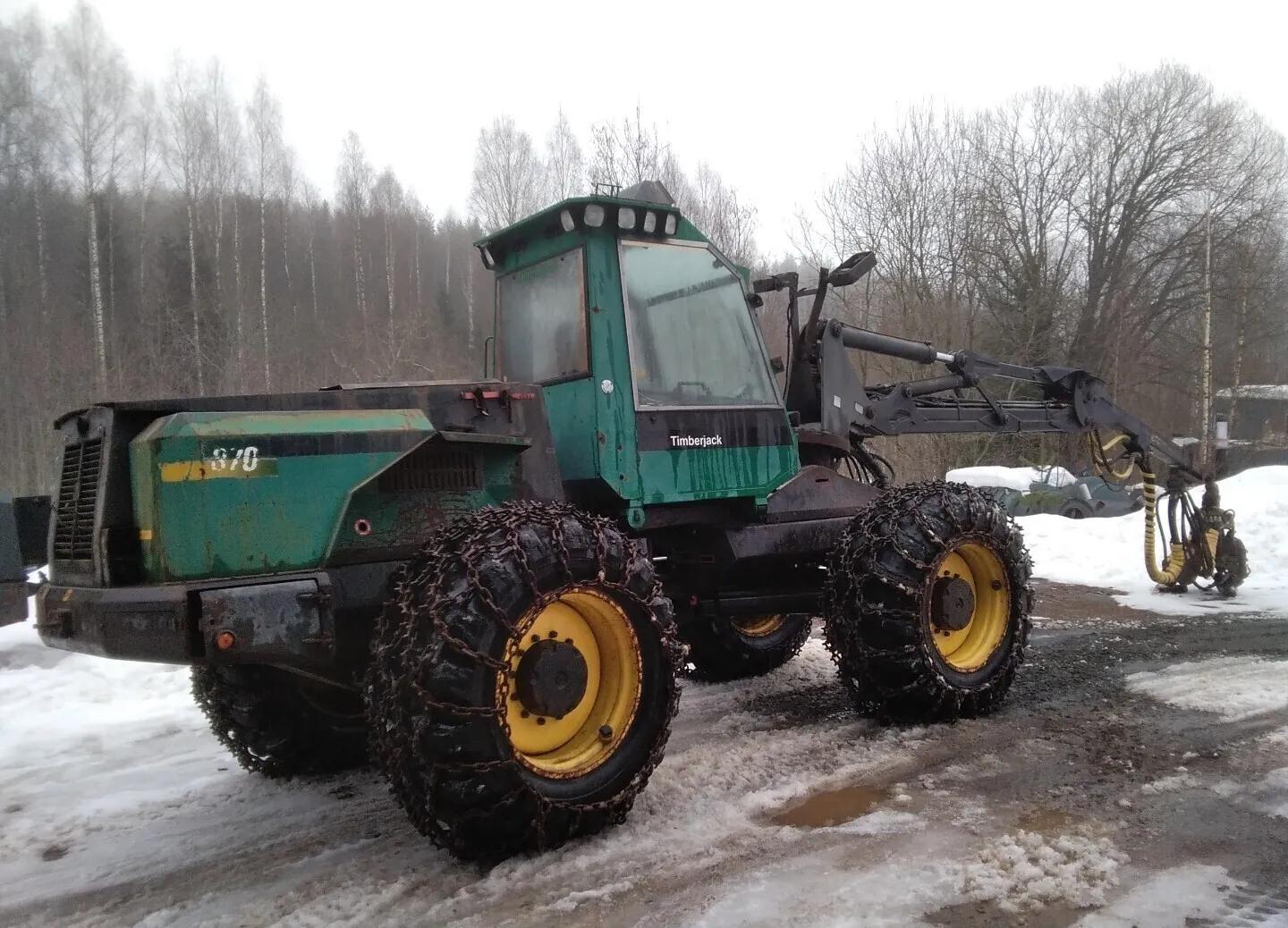 Gebruikt Timberjack 870A I Harvester