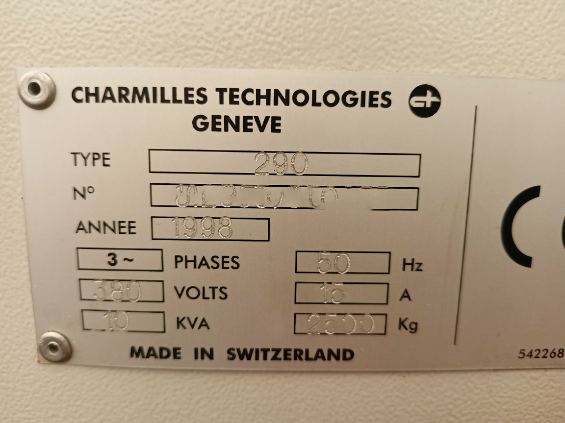 Gebruikt Charmilles Robofil 290 - Draad EDM - 1998
