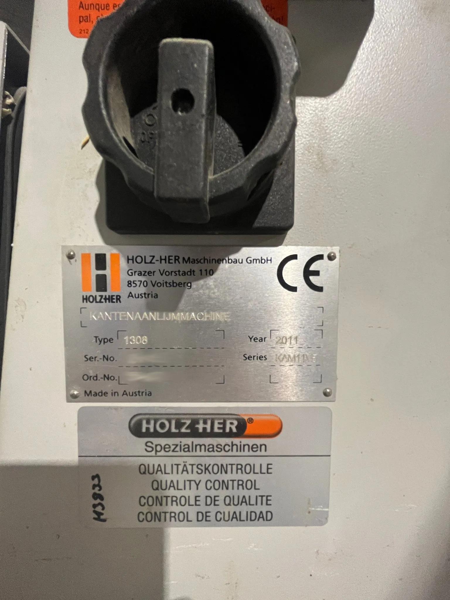 Gebruikt Holzher Auriga 1308 I Kantenband I 2011