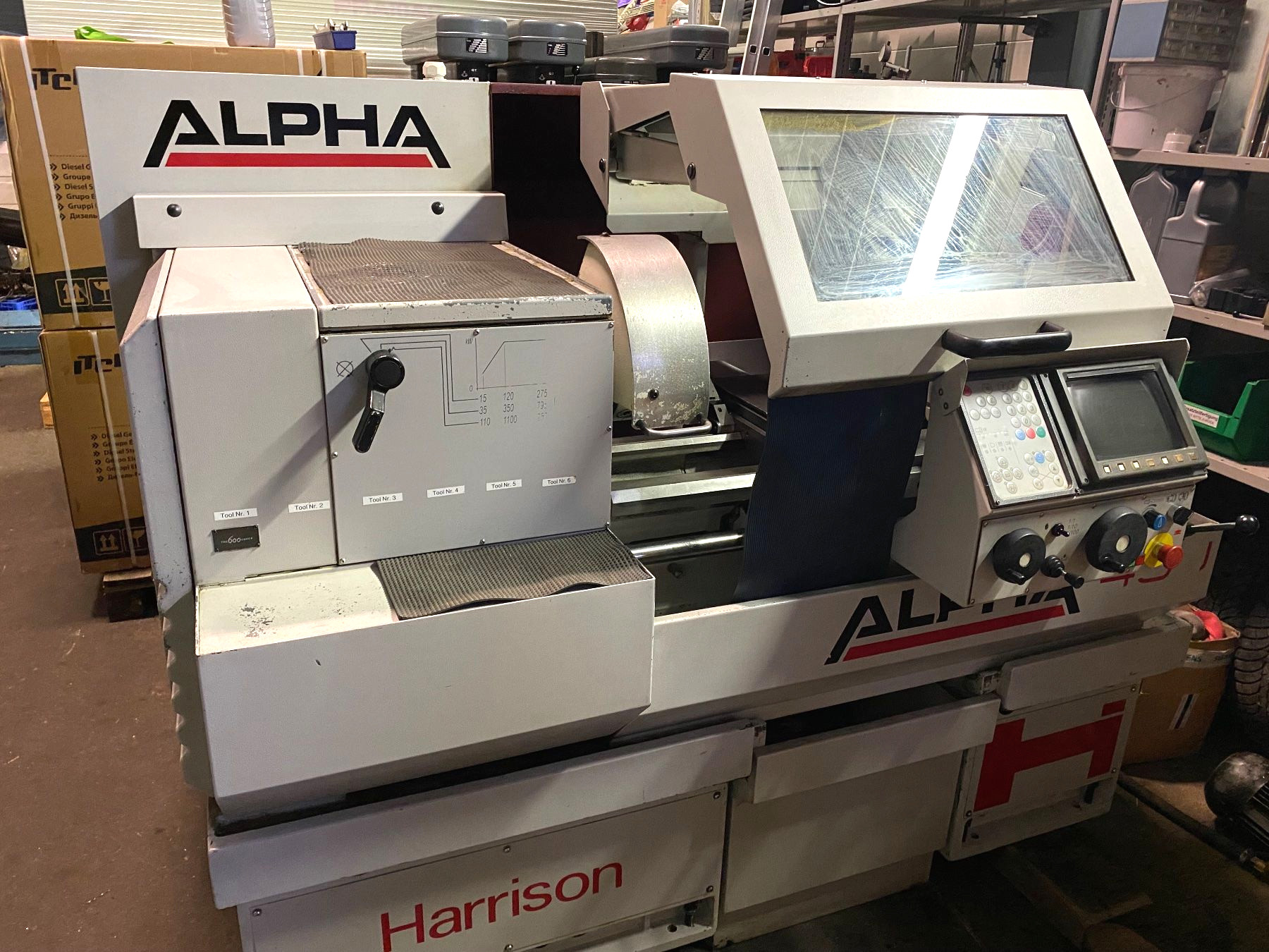 Used Harrison Alpha 400 I CNC Lathe I 1997