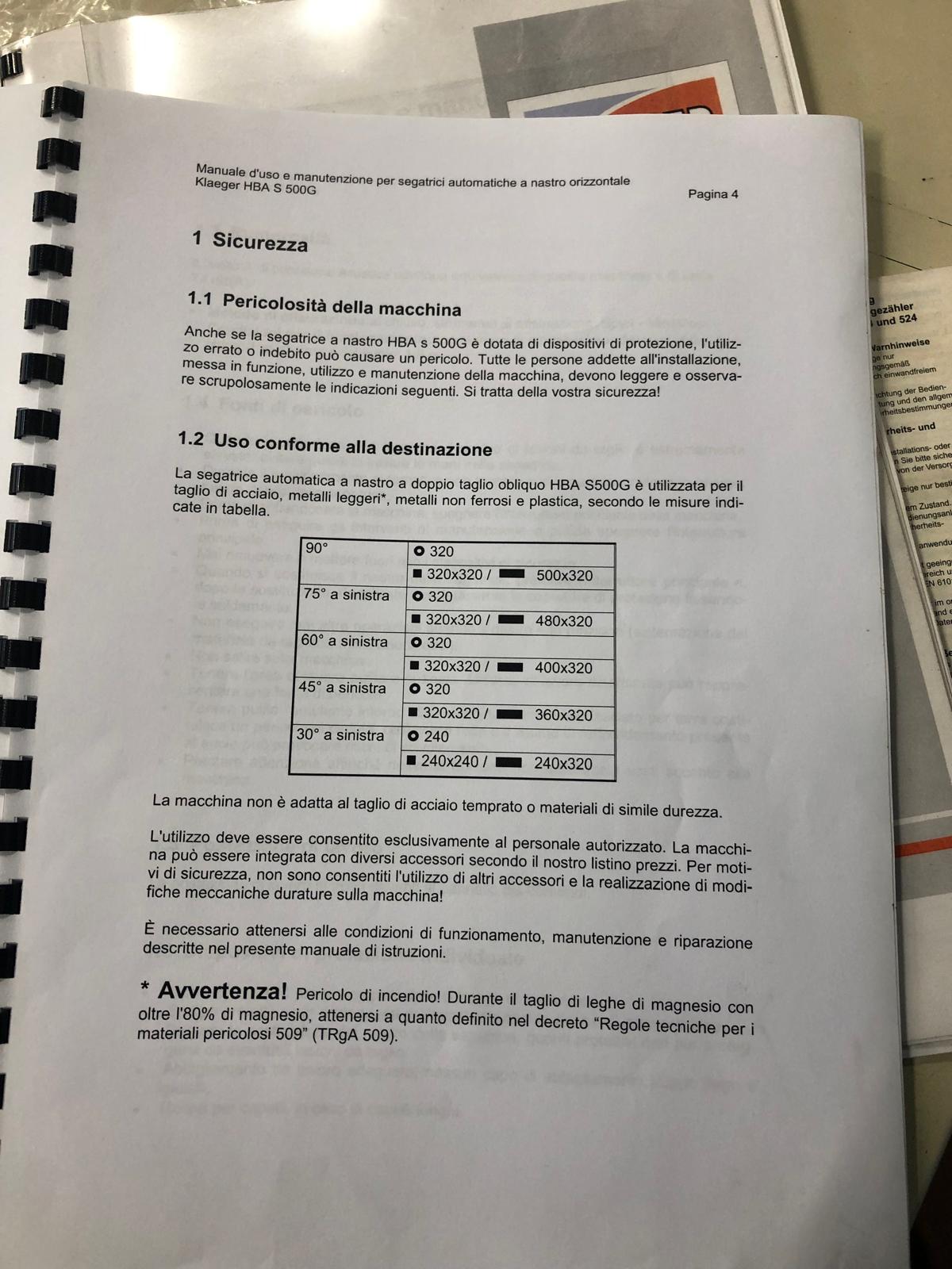 Used Klaeger HBA S 500 I Band Saw I 2011