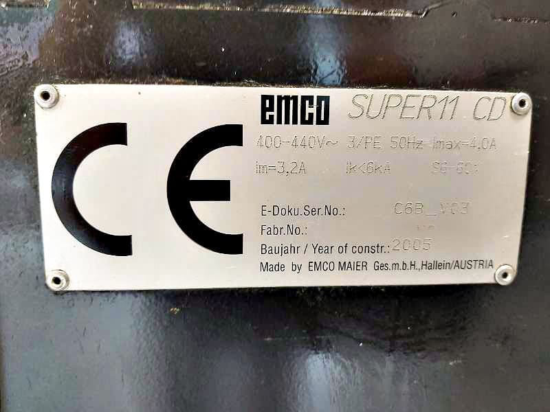 Gebruikt Emco super CD11 - Draaibank