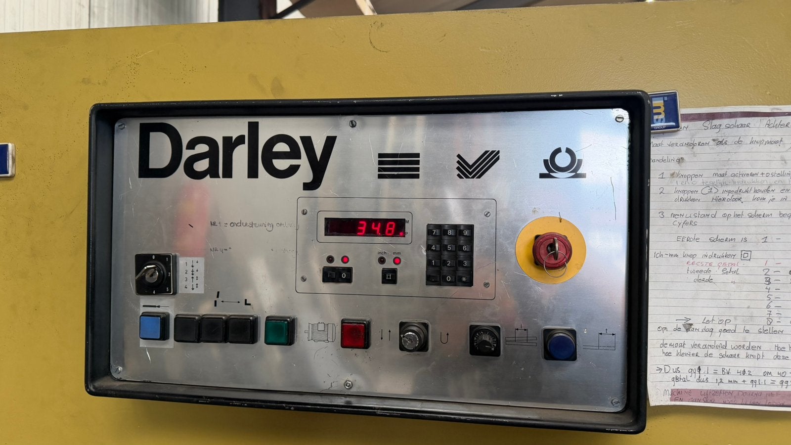 Used Darley GS 3100 X 8 I Hydraulic Shear I 1988