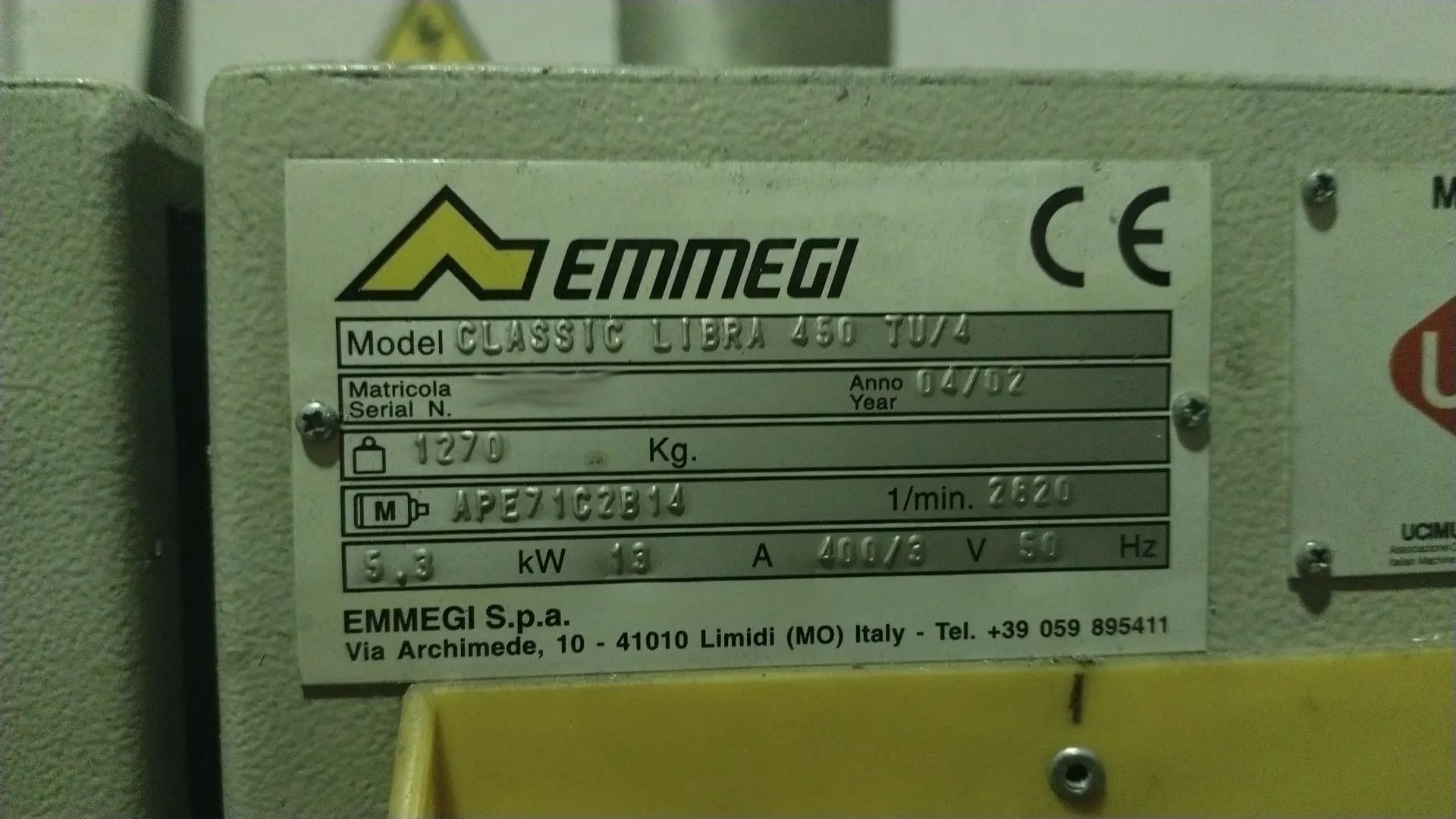 Usado Sierra de Inglete Doble Emmegi Classic Libra 450 TU/4 I