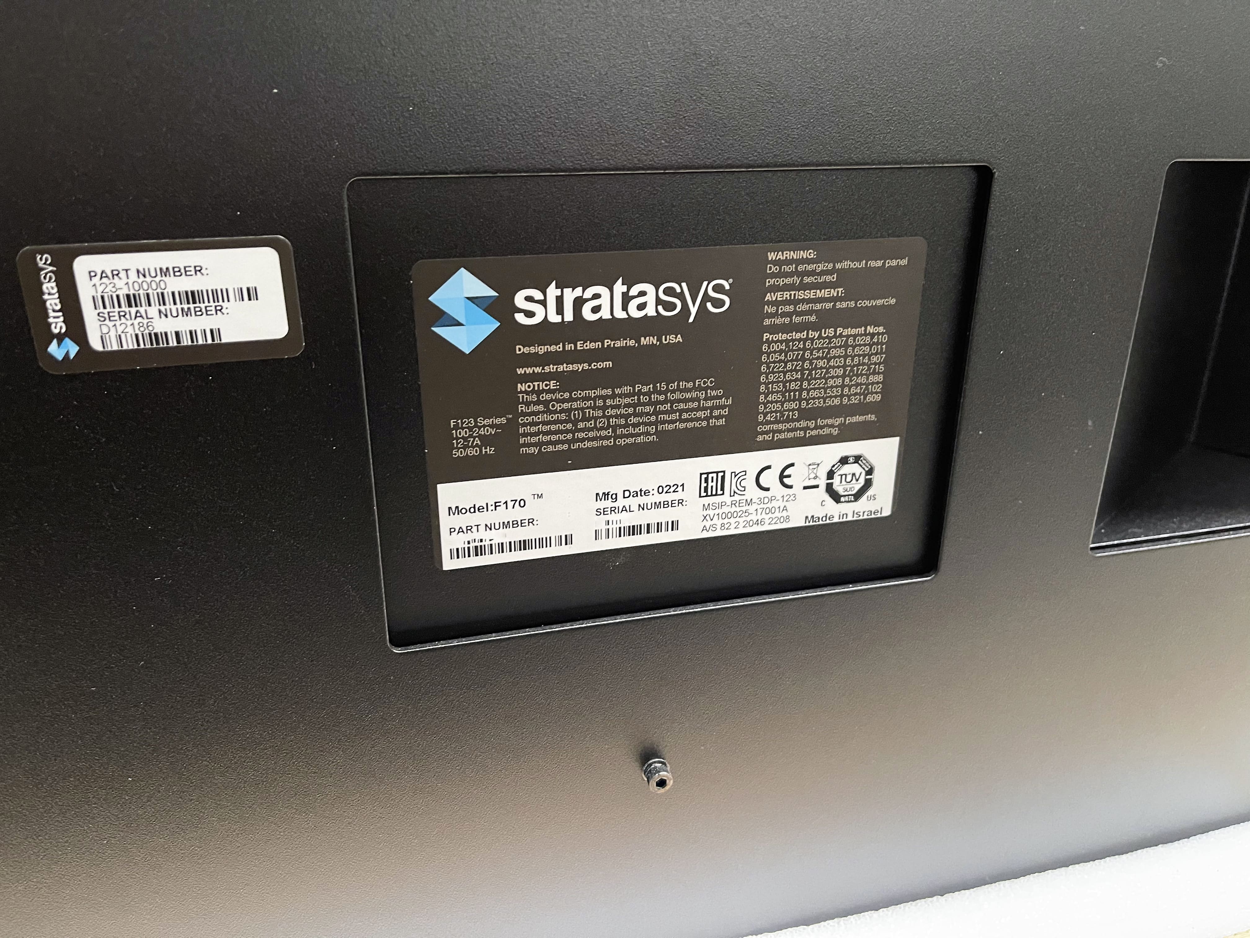Gebruikt Stratasys F170 - 3D-printer - 2021