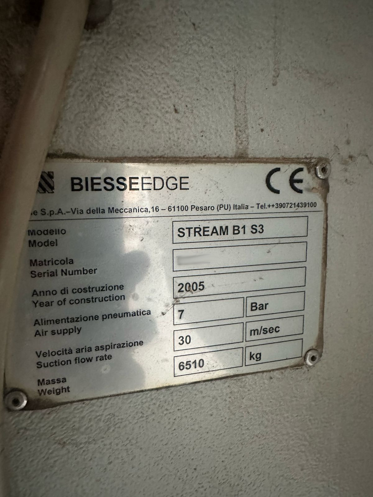 Used Biesse Edge Stream B1 S3 I Edgebanding