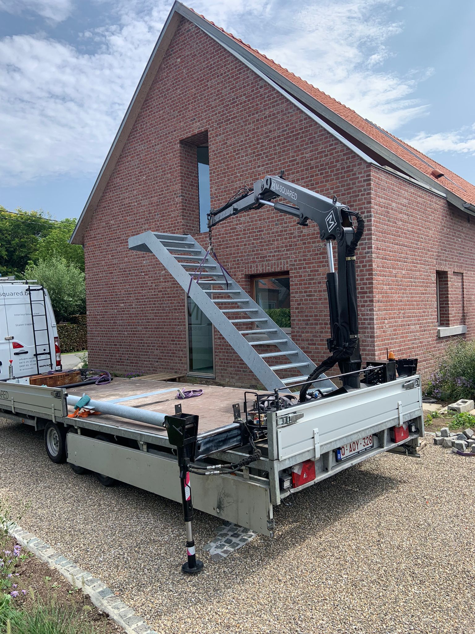 Used Hulco Medax-3 with Hydraulic Crane