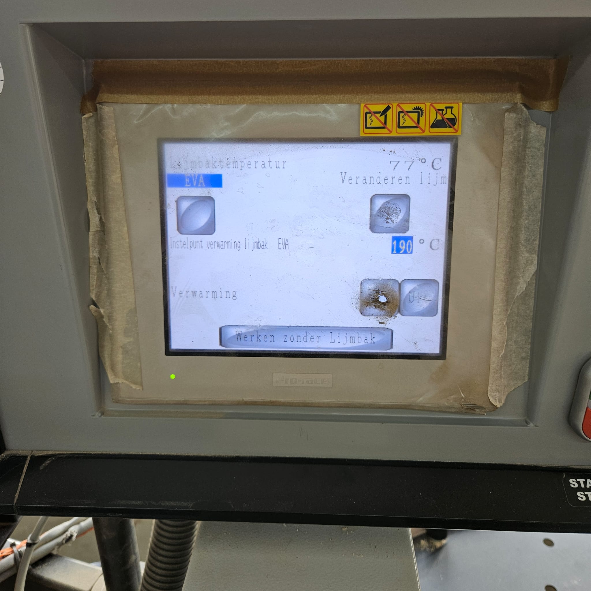 Used Hebrock AKV 3006 DK-F Edgebander | 2017 | Premilling & Corner