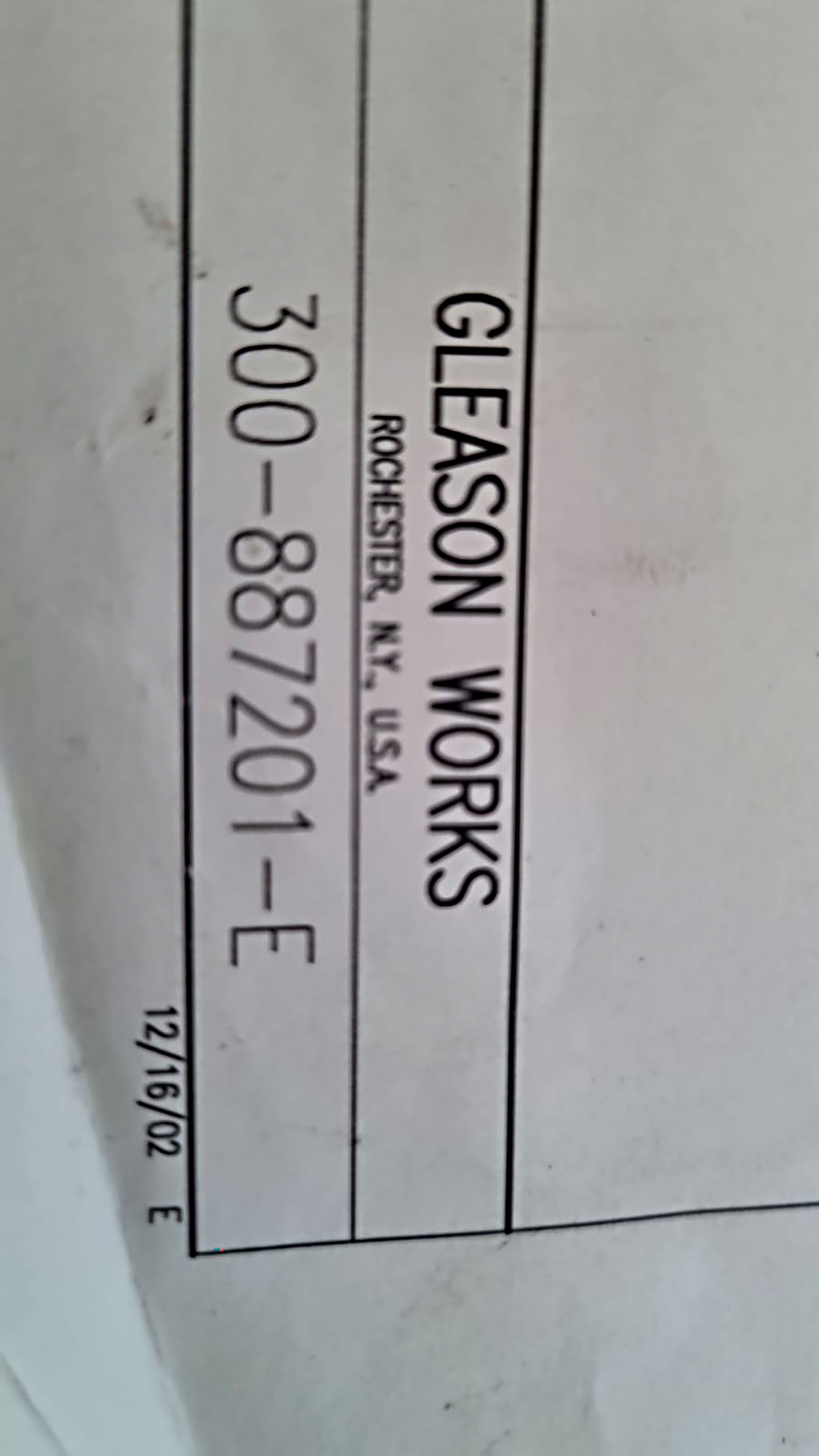 Usado Gleason CG 300 - Rectificado - 2002