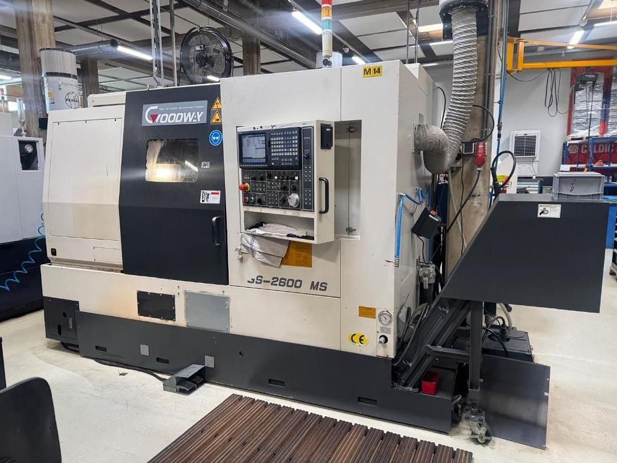 Used Goodway GS-2600 MS I CNC Lathe I 2007