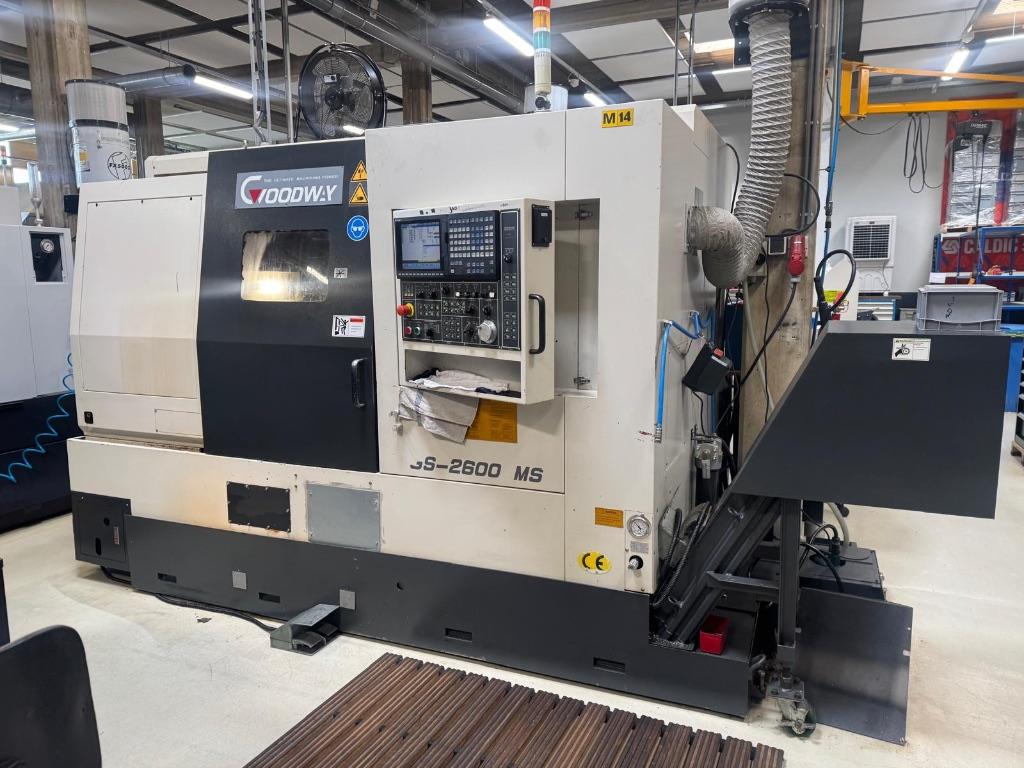 Used Goodway GS-2600 MS I CNC Lathe I 2007